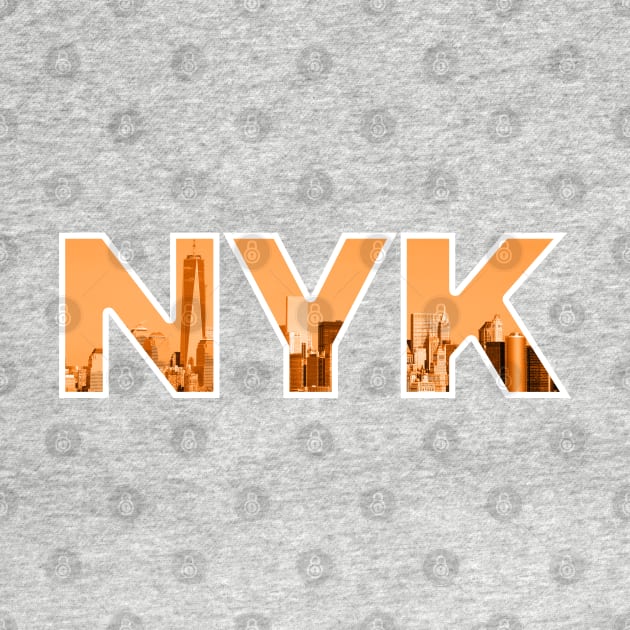 New York Knicks NYK Skyline by StupidHead